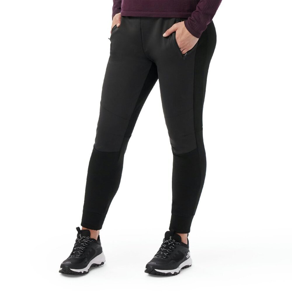 Women's Fleece Wind Pants - 4-Way Stretch Merino Blend Hiking Activewear